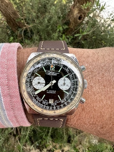Chronographe central aviation - central,