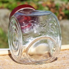 Antique Large Grocery Advertising Candy Jar "La Pie qui Chante"