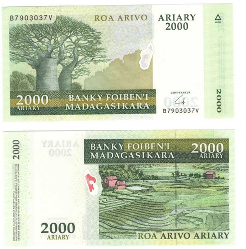 2000 ariary madagascar - 2000,
