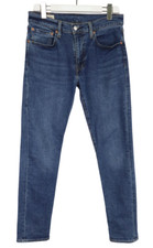 Jean Levi'S Lot 512 Premium Big E Pour Homme W32/L32 Bleu Ajusté Avec Effet Usé