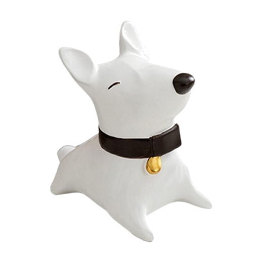 Figurine chien résine - de,