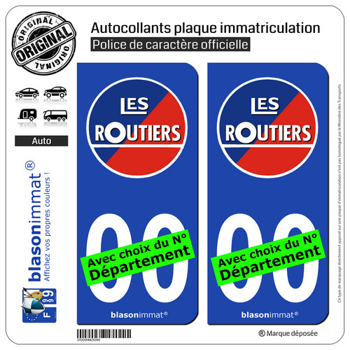 Stickers autocollant plaque - 2,
