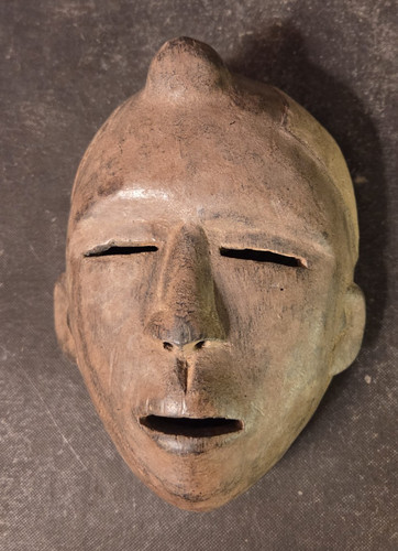 Masque africain ancien bois - africain, en