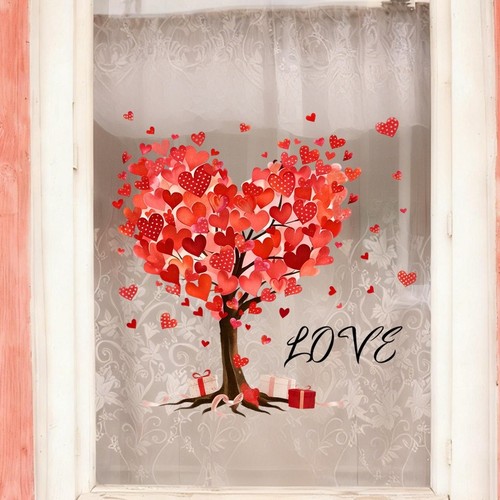 Autocollant coeur statique - autocollant,