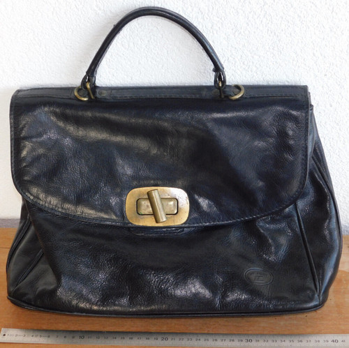 Sacoche cuir noir sac - sacoche, en