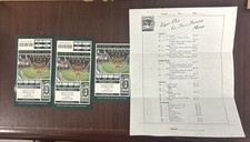 2001 Detroit Tigers Minnesota Twins Lot of 3 Ticket Stubs Opening Day 2001