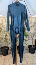 Catsuite Latex Homme Bleu