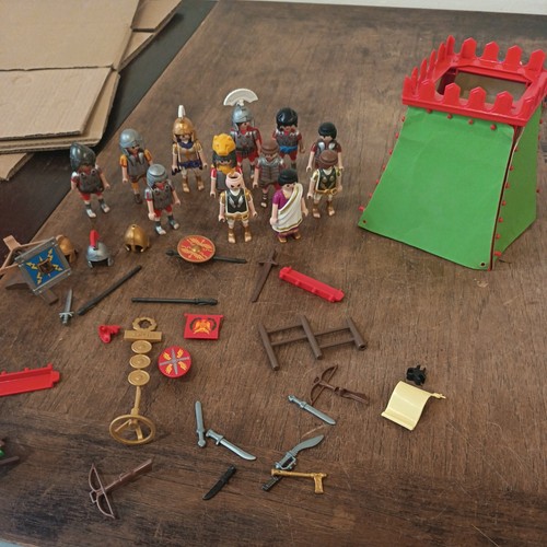 Lot playmobil romains tente - romains,