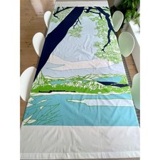Marimekko Ho-Ho!! Curtain Panel, Large Pine tree Print Fabric for Wall Decor