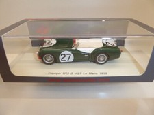 Spark 1/43 - S1397 - Triumph TR3 S #27 Le Mans 1959 - N. Sanderson / C. Dubois