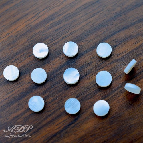 Nacres blanches 6mm pour - blanches,
