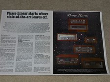 Phase Linear 1976 Ad, 2 Pg 