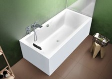 Baignoire rectangulaire RIHO Lugo, version droite, variante PlugPlay, 2 place...