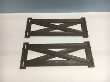 PLAYMOBIL - 2 large wooden barriers / Wooden fence / 4826