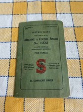 Ancien Mode D’emploi Singer