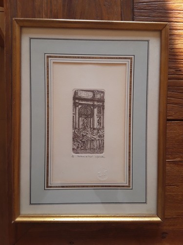 Eau forte gravure - eau,