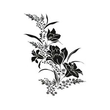 TAMPONS TRANSPARENTS FLEURS SAUVAGES JOY CRAFTS 9,5x12cm (095)