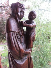 Statue Sculpture en bois -