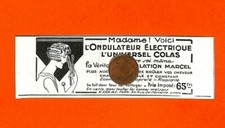 LYON (RUE DE MARSEILLE) COLAS INVERTER / SMALL ADVERTISEMENT 1929