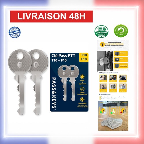 Clés pass ptt - clés, t10