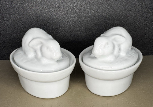 Lot terrines blanches - lot,
