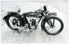 PHOTO Photographie, moto ancienne motocyclette THOMANN motorbike