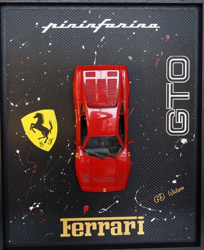 Tableau art ferrari 288 - tableau, gto