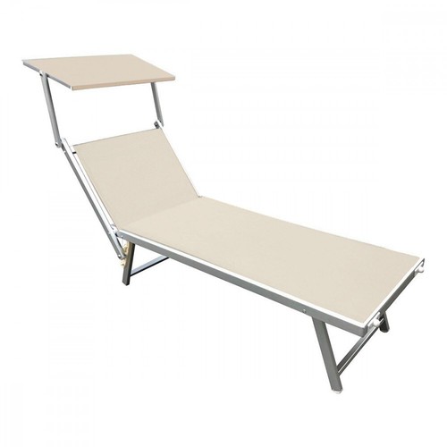 Chaise longue aluminium - chaise,