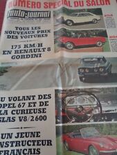 1966 SPECIAL SALON R8 GORDINI AUTO JOURNAL (ref 59)