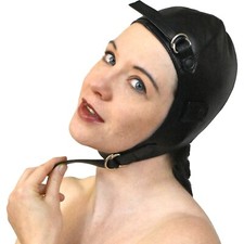 Casque Pilote En Similicuir