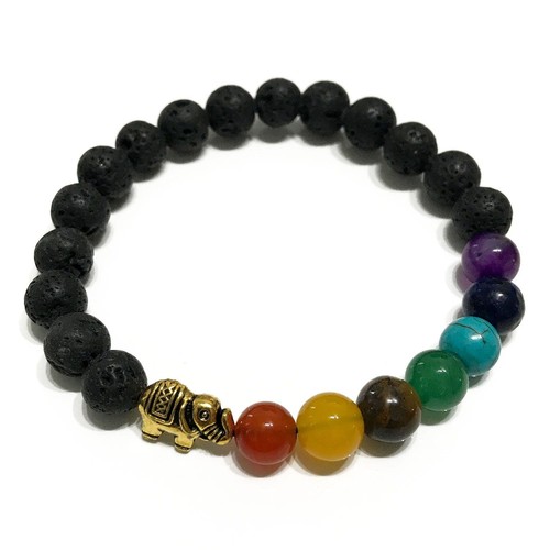Bracelet pierre lave - en, —