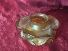 1 tulipe en verre pince de