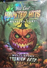 2025 WILD CARD HAUNTED HITS MONSTER HUNT MULTI SPORT FACTORY SEALED HOBBY BOX
