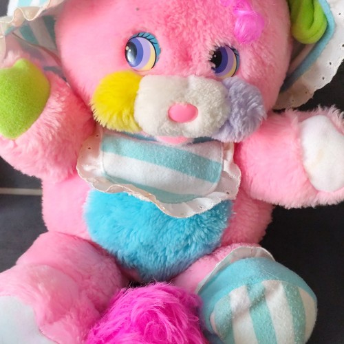 Popples peluche rose avec - popples,