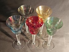 5 Verres à Liqueur sur Pieds