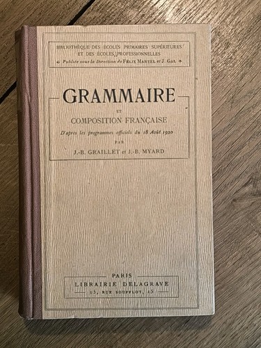 Ancien livre scolaire - 🇫🇷,