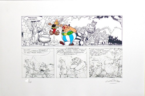 Sérigraphie astérix - sérigraphie, la
