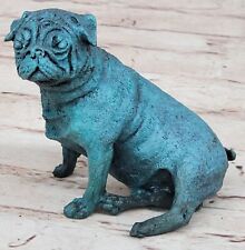 Statue De Bulldog Anglais En Bronze Milo Figurine Sculpture Art Décor