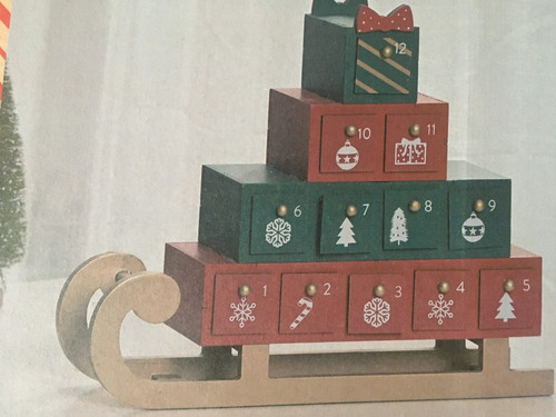 Grand calendrier avent - grand, de