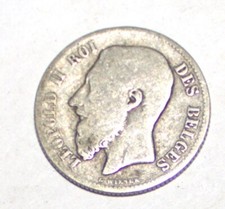 petite pièce en argent Belge