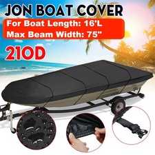 16FT 210D Jon Boat Cover