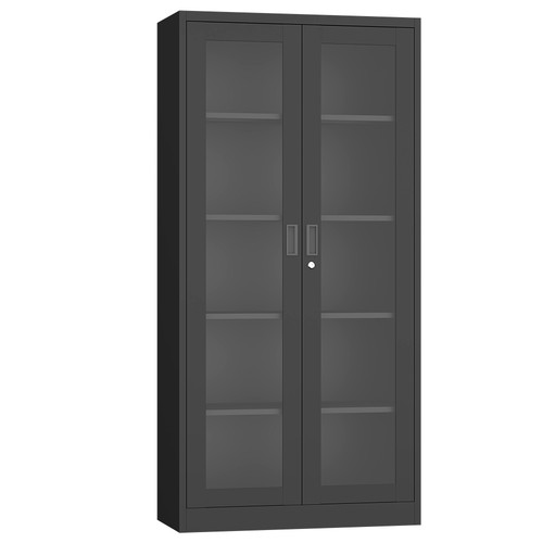 Armoire métallique vitrée