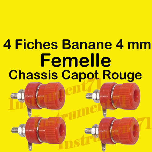 Fiches chassis couleur rouge - fiches,