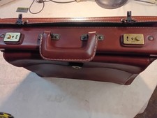 Mallette serviette d’avocat en cuir rigide vintage – Korras – années 70/80 – 44