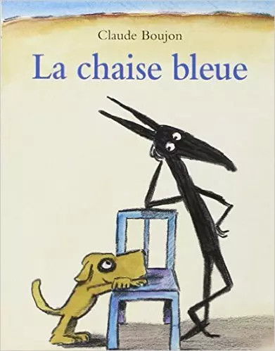 Chaise bleue claude boujon - la,