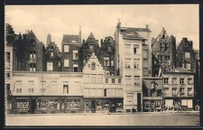 Old postcard Antwerp, Le Marché-aux-Gants 