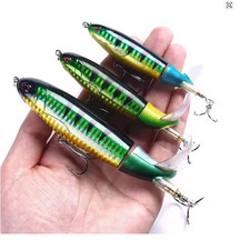 Lot de 5/10 Popper ensemble de leurres de pêche 11 cm/14cm artificiel