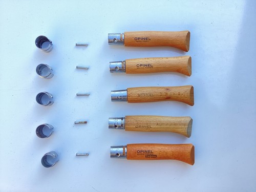 Lot manches bois opinel - 5,