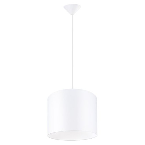 Suspension tissu blanc e27 - e27, 1