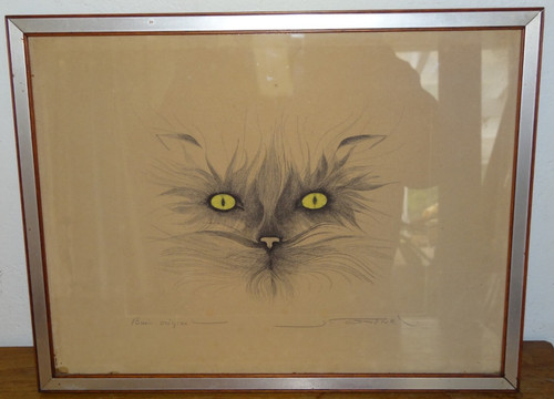 Belle litho burin original - belle,